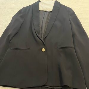 J Crew size 10 black blazer - like new